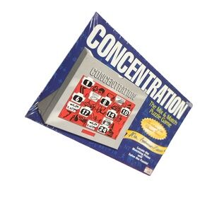 Vtg NIB Sealed Concentration Game 40th Anniversary Edition 90s Memory Retro